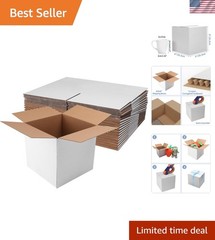 Versatile 25-Pack of 8x8x8 Shipping Boxes – Perfect for Crafting and Unboxing