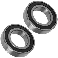 Caltric 6006-2RDQE6 6006-2RS 60062RS Rubber Sealed Ball Bearings 30x55x13 mm