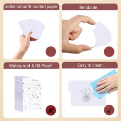 200 Pcs Trading Card Dividers Paper Divider Cards for Storage Boxes Baseball MTG