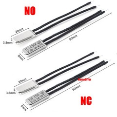 NO/NC 40℃~150 ℃ KSD9700 Metal Temperature Switch Thermostat Thermal Protectors