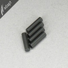 5 ea Ferrite Rod Core 0.25×1.00″ Fair-Rite 4077276011 2000u Perm Plain Slug 77