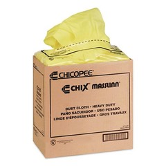 Chix 8673 24 in. x 24 in. 1-Ply Masslinn Dust Cloths – Yellow (150/Carton) New