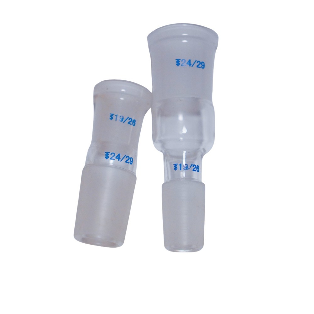 2 pcs/lot lab glass transfer reducing adapter & enlarging adapter 19/26 – 24/29