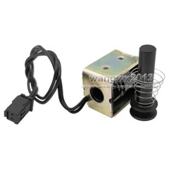 1x DC12V Push Pull Type Linear Electromagnet Solenoid Magnet DC Magnetic Plug