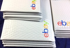 35 Pc Ebay Shipping Supplies KIT Padded MAILER Bubble Envelope BOX Tissue &TAPE