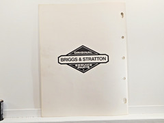 Original Briggs and Stratton Engine Models 92900 to 92999 Illustrated Parts List
