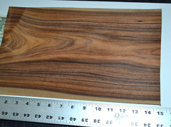 Santos Rosewood Raw Wood Veneer Sheet 9 x 14 inches 1/42nd M5940-21