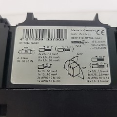 Siemens Sirius 3R Coil Contactor 3RT1044-1AG20 3ZX1012-0RT04-1AA1