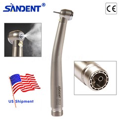 Pieza de mano LED turbina alta velocidad fibra óptica dental estilo NSK 2 Holes