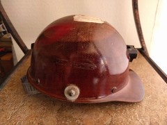 MSA Skullgard Safety Hard Hat Cap Brown Class C