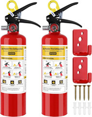Extintor de incendios ABC 2 2 libras para casa cocina auto barco paquete de dos