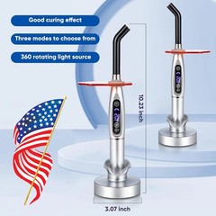 Dental LED Cure Curing Light Lamp 2000mw 5W Tool Resin Cure Wireless Cordless st