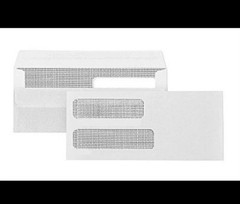 Blue Summit Supplies Flip and Seal Double Window Security Check Envelopes 500…