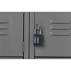 BRINKS ZINC DIECAST 40MM COMBINATION PADLOCK W/ 3/16″ SHACKLE *DISTRESSED PKG