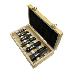 6 Pc Carbon Steel NPT Pipe Tap Set 1/8″,1/4″,3/8″,1/2″,3/4″,1″ Size Threader Set