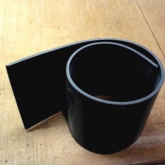 Neoprene Rubber Sheet Flexible, Solid 1/4″ Thick x 5″ x 12″ Strip 60A Duro Black