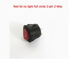 KCD1 Round Power Button Switch With Light 2/3/4/6-Pin 2/3-Way OFF/NO Hole 20MM