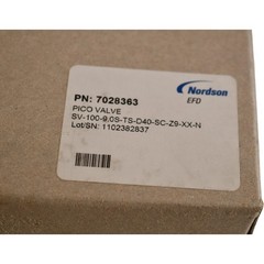 NEW Nordson 7028363 PICO SV-100-9.0S-TS Piezo Jet Dispensing Valve