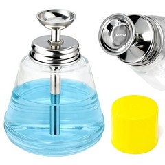 Glass Acetone Dispenser Push Down Pump Alcohol Bottle Cone Top