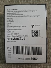 136GB Digital Voice Recorder Playback,9000 Hours Audio Recording,Voice activated
