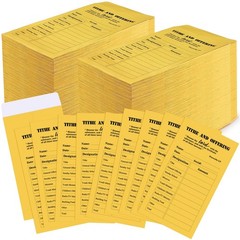 Woanger 1000 Pcs Tithes and Offering Envelopes 6.3 x x 3.5 inches, Yellow
