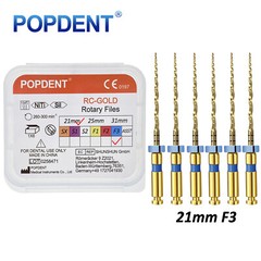 Dental Endo Rotary Files X-Pro Gold Taper NITI Endodontic Root Files POPDENT