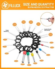 Pin Connector Kit for Car Electrical Wire Connectors Terminal, 944 Pcs