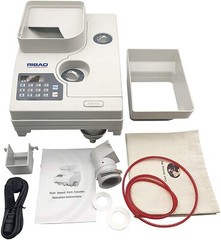 Ribao HCS-3300 High Speed Coin Counter, Bank Grade Coin Sorter with Large Hopper