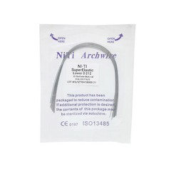 10Pcs Dental Orthodontic Super Elastic Niti Arch Wires Round Ovoid /Nature Form
