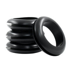 12 Pcs 25mm Rubber Grommets, 1 Inch Inside Diameter 1 Inch Drill Hole Rubber Hol