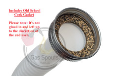 1.50″ EAGLE Rugged Gas Spout for Vintage Can +Metal Cap Closed/Storage/Transport