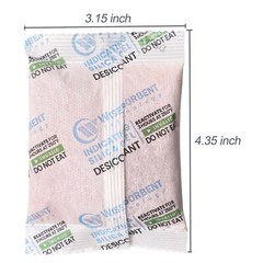 30P 50g Silica Gel Desiccant Packs, Moisture Absorbers Dehumidifier for Storage