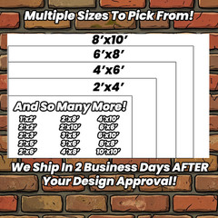 Custom Vinyl Banner – Personalized Heavy Duty Advertising Sign – Made in USA