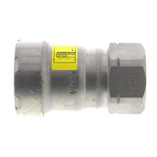 3/4″ MegaPressG Press x Female NPT Black Iron Steel Fitting Natural Gas Propane