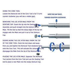 US Locator Core Tool & Overdenture Retention Caps Kit