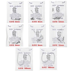 180mm Dental Orthodontic Niti Open Closed Coil Spring Arch Wire 010 012 6/9/12mm