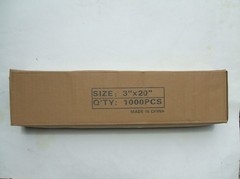 Case of 1000 Flat Poly Plastic Bags 3″ x 20″ Clear Open Top 2 Mil (10 Packs)