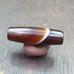 Antique Old Yemeni Agate Natural Rare pattern Banded Agate Bead BD-A-2