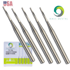 Wave Dental Carbide Burs Midwest FG 169L Long Head Taper Fissure High Speed