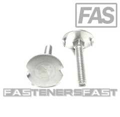 (10) 1/4-20×1-1/2 Stainless Steel Fanged Elevator Bolt Square Neck (15/16 Head)