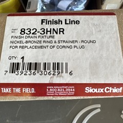 Sioux Chief 832-3HNR FinishLine 3 Inch Adjustable Floor Drain Nickel Bronze