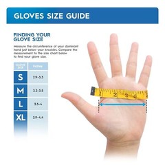 Kingfa Blue Nitrile Medical Gloves FDA Powder & Latex Free Disposable 3 mil