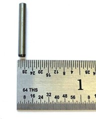 1/8 x 1″ DOWEL PINS – SET OF 20 – HEAT TREATED ALLOY STEEL – BRIGHT FINISH