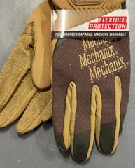 Mechanix Wear Medium (M) Brown Synthetic Leather Work Gloves, (1-Pair)