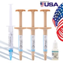 Dental Adhesive No-Mix Bonding/ Ortho Light Cure Resin/ Blue/Green Glue Kit