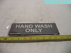 Hand Wash Only Sign By Tezzorio X001O7CBJR