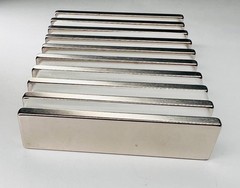 2″ x 1/2″ x 1/8″ Rare Earth Neodymium Bar Block Magnets N42 MGOe Lot of 10 Each