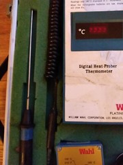 Wahl Platinum 392 Digital Heat-Prober Thermometer -50.0/500.0 C W Case Tested