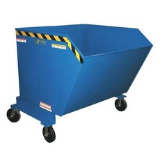 Portable Hopper, Steel, 1/2 Cu. Yd, 2000Lb., P-Hop-0.5