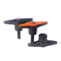 M5 M6 M8-M12 Plastic Tee Wing Knob T-Shape Clamping Thumb Screw Hand Grip Bolt